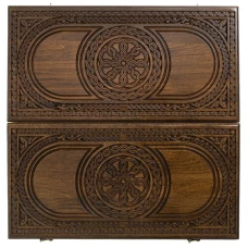 Нарды резные Армянский узор-2 большие, Haleyan