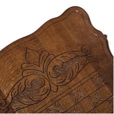 Нарды резные Самсон и лев с ручкой большие, Haleyan