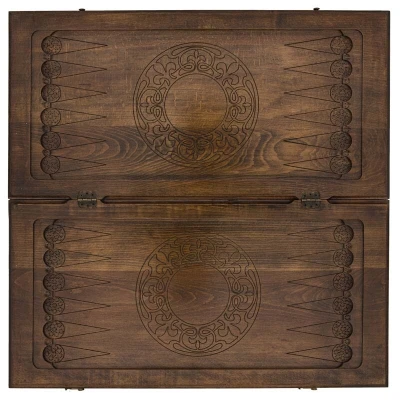 Нарды резные Гладкие