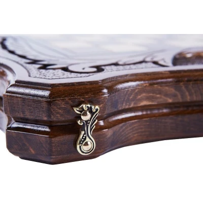 Шахматы резные с араратом ручкой и ложементом 50  Haleyan