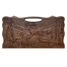 Нарды резные Собачья охота большие, Haleyan