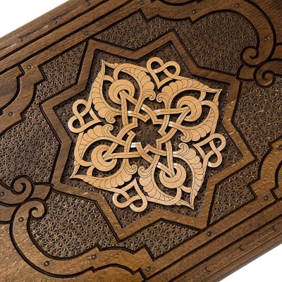 Нарды резные Золотой узор 3, Mirzoyan