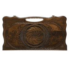 Нарды резные Бесконечность 2  50 с ручкой  Haleyan