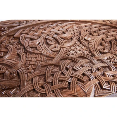 Нарды резные Орнамент 3 с цельным рисунком, Mkhitaryan