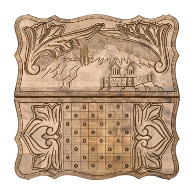 Нарды резные Арарат и Хорвирап   Petrosyan