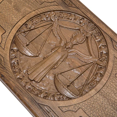 Нарды резные Зодиак Весы, Ustyan