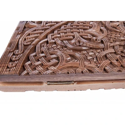 Нарды резные Орнамент 3 с цельным рисунком, Mkhitaryan