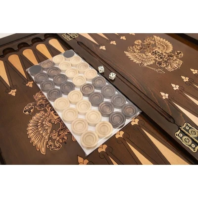 Нарды резные Герб РФ 1, Simonyan