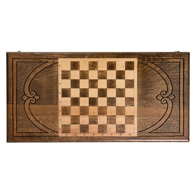 Нарды резные Золотой узор 3, Mirzoyan