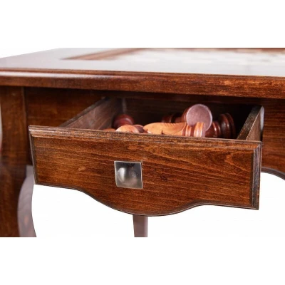 Стол ломберный шахматный Классический, 2 табурета, Ustyan