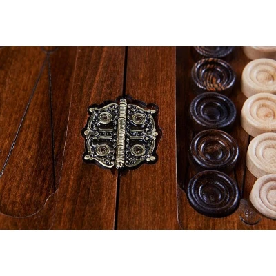 Нарды резные Лев с ручкой 50, Haleyan