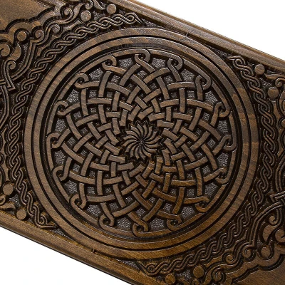 Нарды резные Армянский узор-3 большие, Haleyan