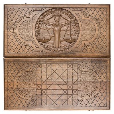 Нарды резные Зодиак Весы, Ustyan