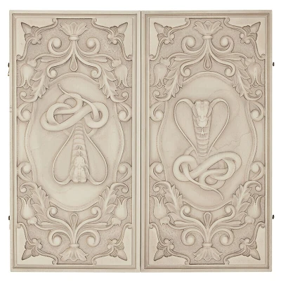 Нарды резные Кобра, патина, Ustyan