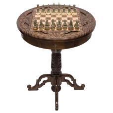Стол ломберный шахматный Круг Света, Haleyan