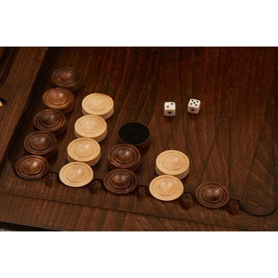 Нарды+шахматы  резные Гаянэ 60  Ustyan