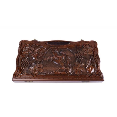 Нарды резные Всадник с ручкой 50, Haleyan