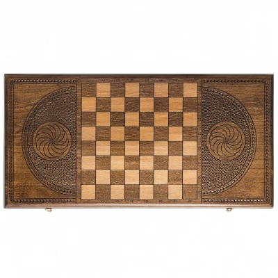 Нарды резные Герб РФ 60, Zakaryan