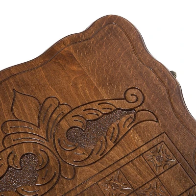 Нарды резные Паровоз с ручкой большие, Haleyan