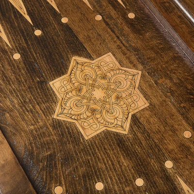 Нарды резные Золотой узор 3, Mirzoyan