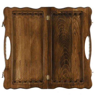 Нарды резные Бесконечность 2  50 с ручкой  Haleyan