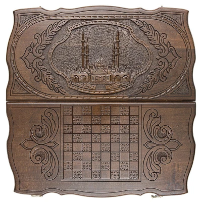 Нарды резные Мечеть Сердце Чечни, Rasulov