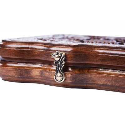 Нарды резные Всадник с ручкой 50, Haleyan