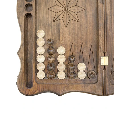 Нарды резные Волк, Petrosyan