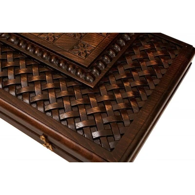 Нарды+шахматы  резные Гаянэ 60  Ustyan