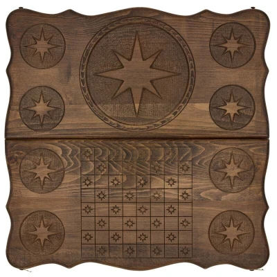 Нарды резные 5 звезд  Ustyan