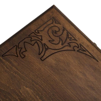 Нарды резные Гладкие