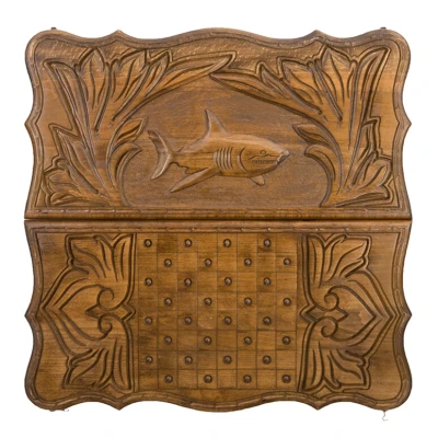 Нарды резные Акула  Petrosyan