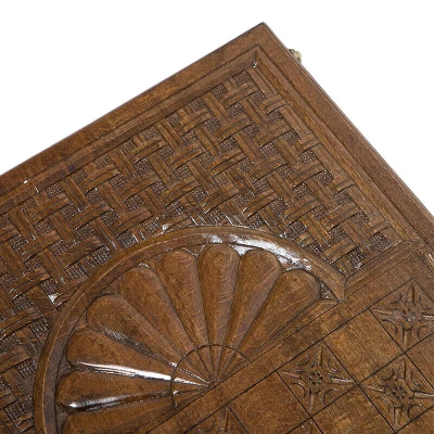 Нарды резные Красная площадь с ручкой большие, Haleyan