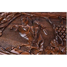 Нарды резные Всадник с ручкой 50, Haleyan