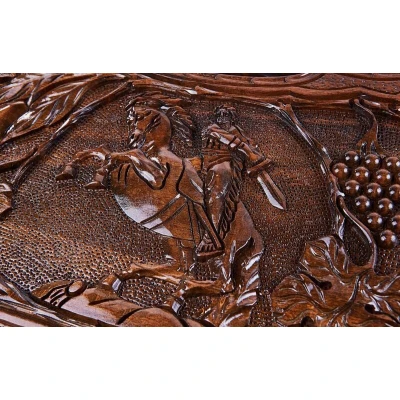 Нарды резные Всадник с ручкой 50, Haleyan