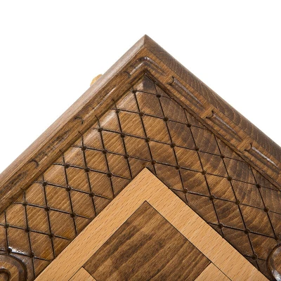 Шахматы + нарды резные средние