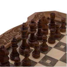 Шахматы резные в ларце 40, Avetyan