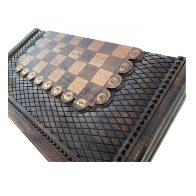 Шахматы + нарды резные 2 60, Mkhitaryan