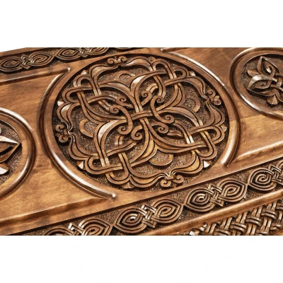 Нарды резные  Армянский узор 12   60  Haleyan