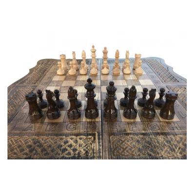 Шахматы + нарды резные 3 60, Mkhitaryan