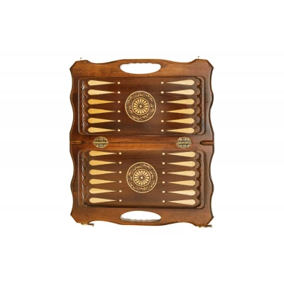 Шахматы + нарды резные Бриз 2 40, Haleyan