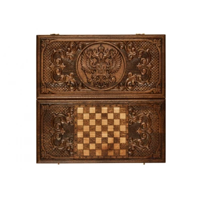 Нарды резные Герб РФ 2 50, Mkhitaryan