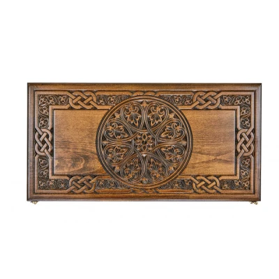 Нарды резные  Армянский узор 8  60  Haleyan