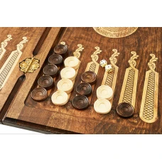 Нарды резные Армянский узор 2  Mkhitaryan