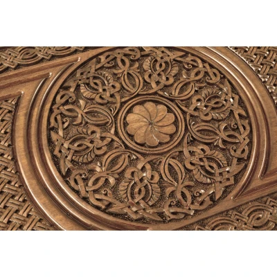 Нарды резные Армянский узор 10  60   Haleyan