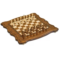 Шахматы + нарды резные Эндшпиль 2 60, Simonyan