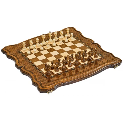 Шахматы + нарды резные Эндшпиль 2 60, Simonyan