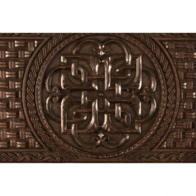 Нарды резные Армянский узор 13   60  Haleyan