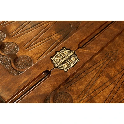 Нарды резные Армянский узор 10  60   Haleyan