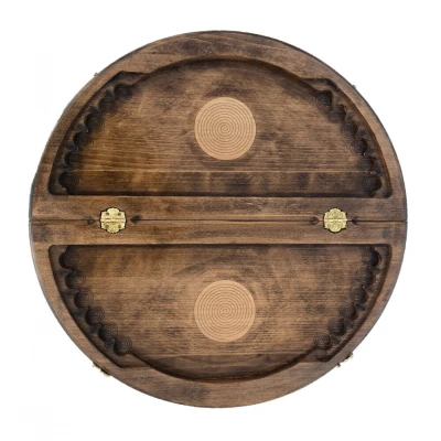 Шахматы + нарды резные Круглые 60, Mkhitaryan